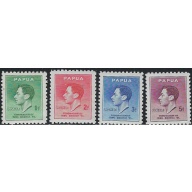 Papua New Guinea 118-21 MNH 1937 KGVI Coronation (ha1096)