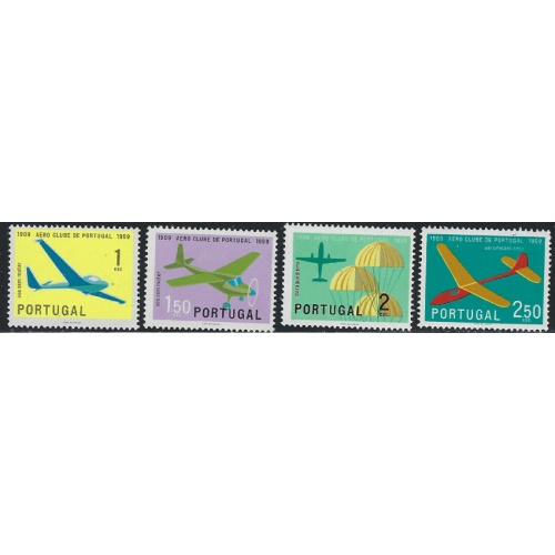 Portugal 851-54 MNH 1960 Gliders (ha1102)