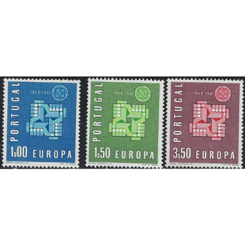 Portugal 875-77 MNH 1961 Europa (ha1103)