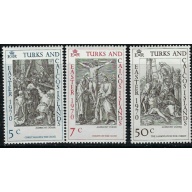 Turks and Caicos 202-04 MNH 1970 Easter (ha1112)