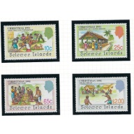 Solomon Is 699-702 MNH 1991 Christmas (ha1186)