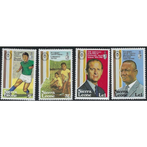 Sierra Leone 519-22 MNH 1981 set (ha1205)