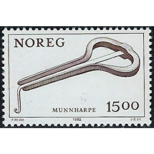 Norway 804 MNH 1982 Jews Harp (ha1290)
