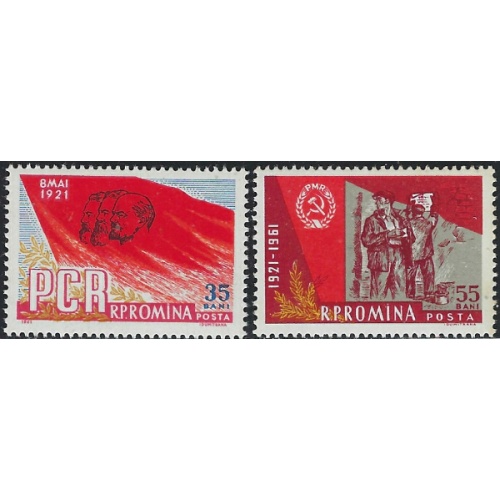 Romania 1422-23 MNH 1961 set (ha1303)