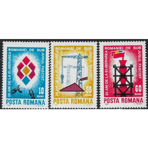 Romania 2115-17 MNH 1969 set (ha1304)