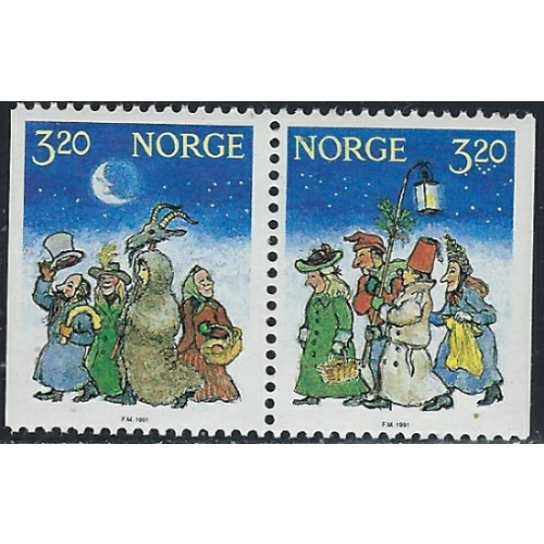 Norway 989-1000 MNH 1991 Christmas (ha1344)