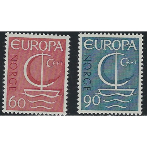 Norway 496-97 MNH 1966 Europa (ha1347)