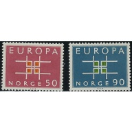 Norway 441-42 MH 1967 Europa  (ha1352)
