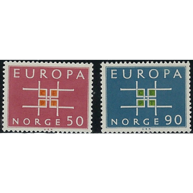 Norway 441-42 MH 1967 Europa  (ha1352)