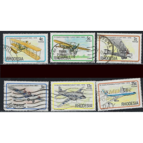 Rhodesia 408-13 Used 1978 set (ha1393)