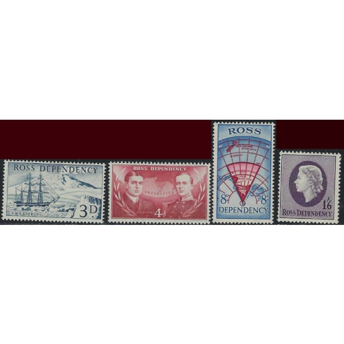 New Zealand L1-4 MLH 1957 set (ha1400)