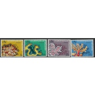Gilbert and Ellice 199-202 MNH 1972 Corals (ha1478)