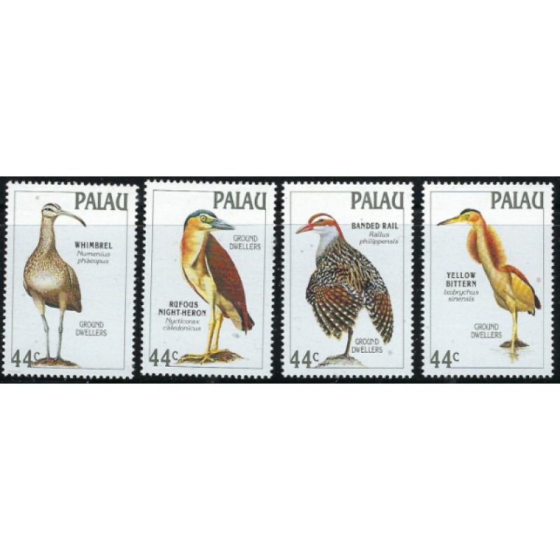 Palau 187-90 MNH 1988 Birds (ha1535)
