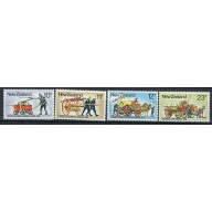New Zealand 635-38 MNH 1977 Fire Fighting Equipment (mm1042)