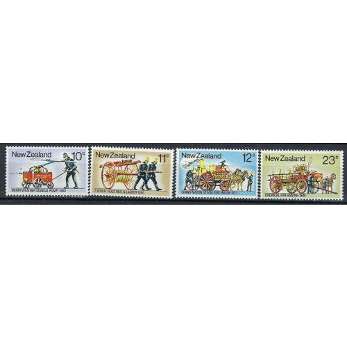 New Zealand 635-38 MNH 1977 Fire Fighting Equipment (mm1042)