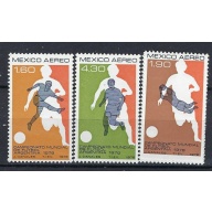 Mexico C565-67 MNH 1978 Soccer (mm1067)