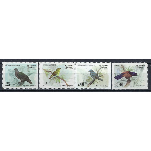 Sri Lanka 691-94 MNH 1983 Birds (mm1098)