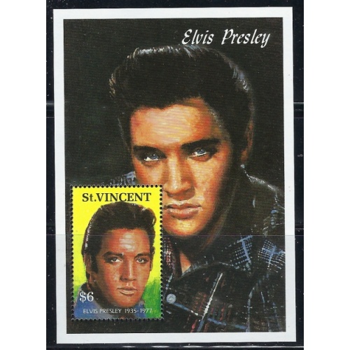 St Vincent 1567 MNH 1992 Elvis Presley (mm1224)