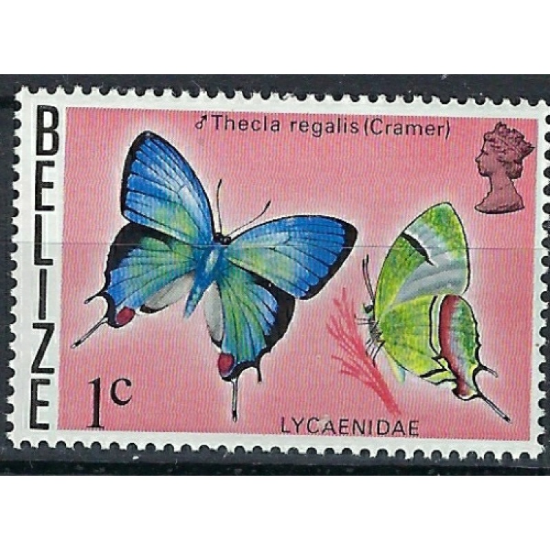 Belize 345 MNH 1974 Butterflies (mm1471)