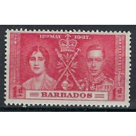 Barbados 190 MNH 1937 issue (mm1478)