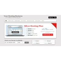Affiliate Webhosting Seller Site with Hosting Deluxe Theme and FREE WP Hosting