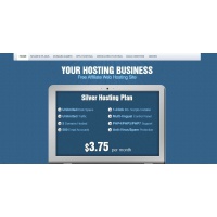 Affiliate Webhosting Seller Site with Hosting Easy Theme and FREE WP Hosting