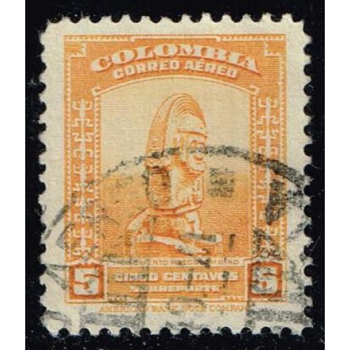 Colombia #C151 Pre-Columbian Monument; Used |COLC0151-02