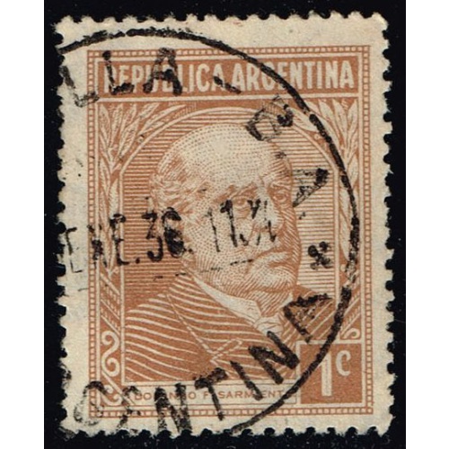 Argentina #419 Domingo Sarmiento; Used |ARG0419-07XBC