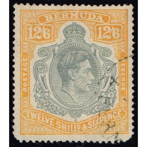 Bermuda #127a King George VI; Used |BER0127a-01XRP