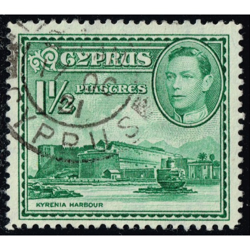 Cyprus #165 Kyrenia Castle and Harbor; Used |CYP0165-02XRS