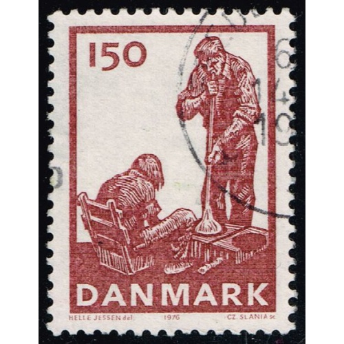 Denmark #596 Glass Blowing; Used |DEN0596-01XBC