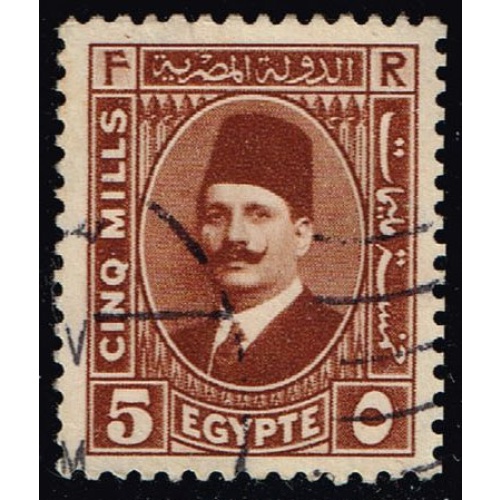 Egypt #135 King Fuad; Used |EGY0135-07XBC