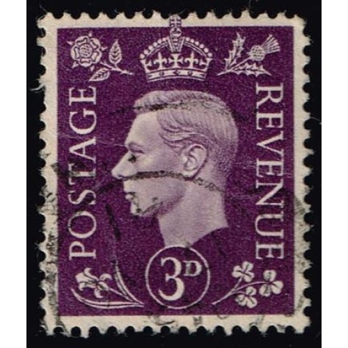 Great Britain #240 King George VI; Used |GBR0240-01