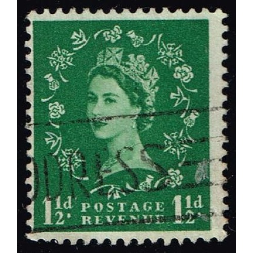 Great Britain #294 Queen Elizabeth II; Used |GBR0294-02
