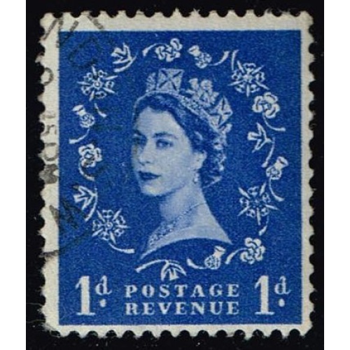 Great Britain #318 Queen Elizabeth II; Used |GBR0318-02