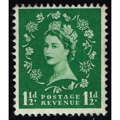 Great Britain #319 Queen Elizabeth II; Used |GBR0319-02