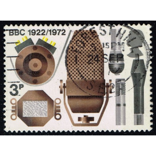 Great Britain #676 BBC Microphones; Used |GBR0676-03XRS