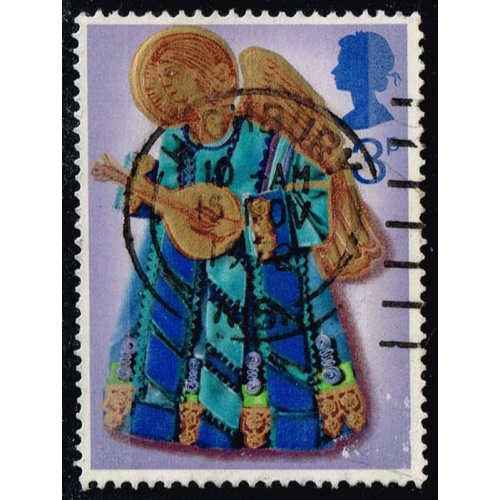 Great Britain #681 Angel with Lute; Used |GBR0681-04XRS