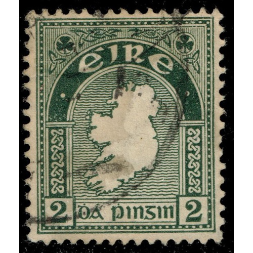 Ireland #109 Map of Ireland; Used |IRE0109-05XDP