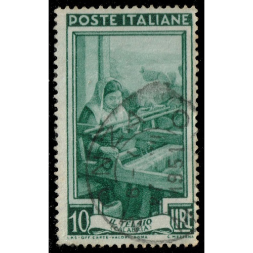 Italy #554 Weaving; Used |ITA0554-03XDP