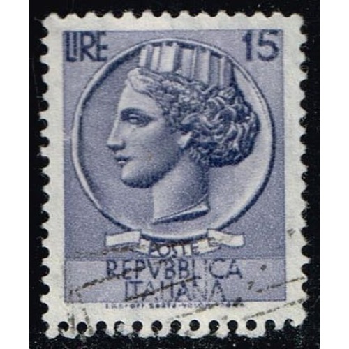 Italy #679 Italia from Syracusean Coin; Used |ITA0679-04