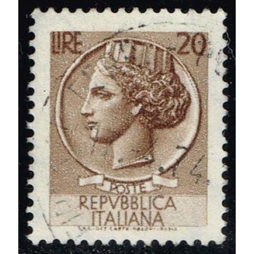 Italy #998F Italia from Syracusean Coin; Used |ITA0998F-02