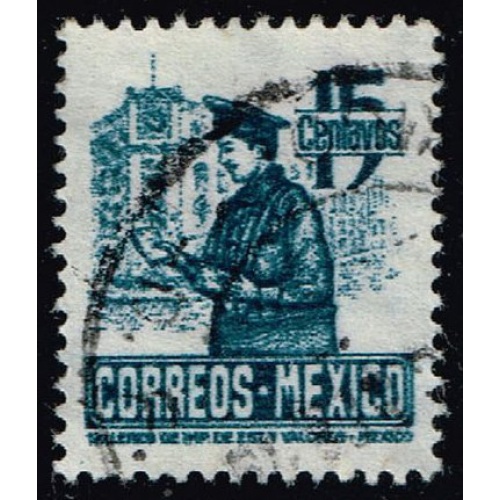 Mexico #825 Postman; Used |MEX0825-08XRS