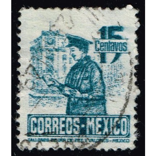 Mexico #825 Postman; Used |MEX0825-09XRS