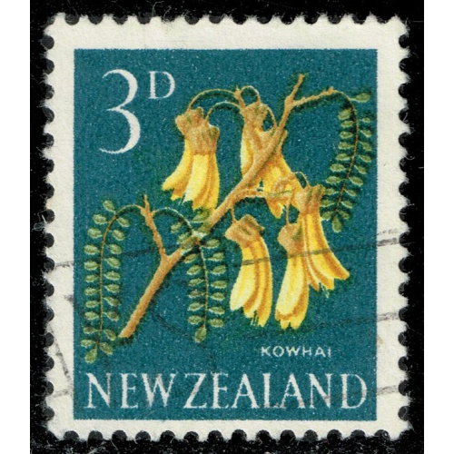 New Zealand #337 Kowhai Flower; Used |NWZ0337-02