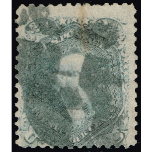 US #78 George Washington; Used with APS Cert |USA0078-01XDP
