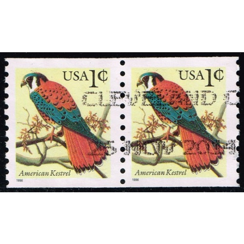 US #3044 American Kestrel; Used Pair |USA3044-09