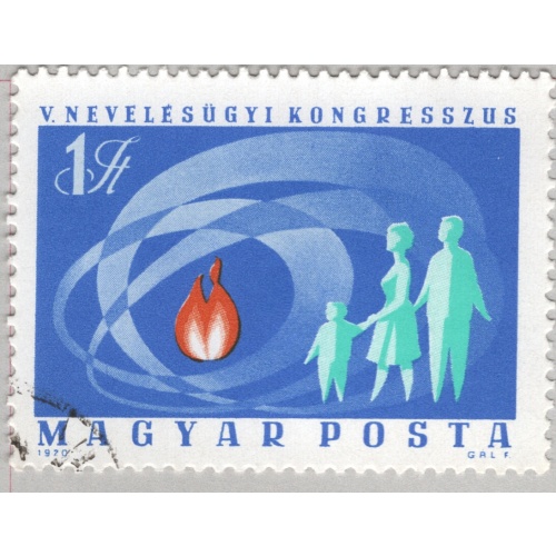 Hungary  Used Family purple one   (BP85402)