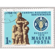 Hungary  Used Family statue blue one   (BP85404)