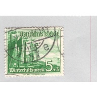Germany  Used Sailing ships green 5   (BP85422)